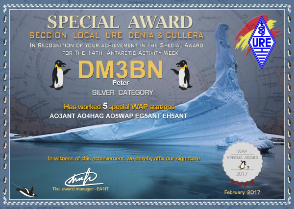 14. Internationale Antarktis-Aktivittswoche - Silber