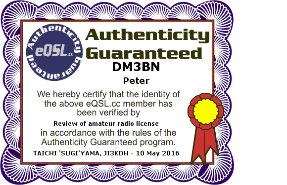 eQSL Authenticity Guaranteed