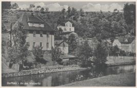 Blick zum Wasserkraftwerk