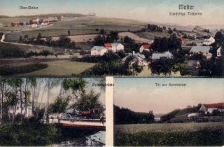 Malter vor dem Talsperrenbau