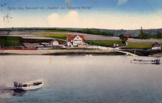 Gasthof zur Talsperre Malter 1914