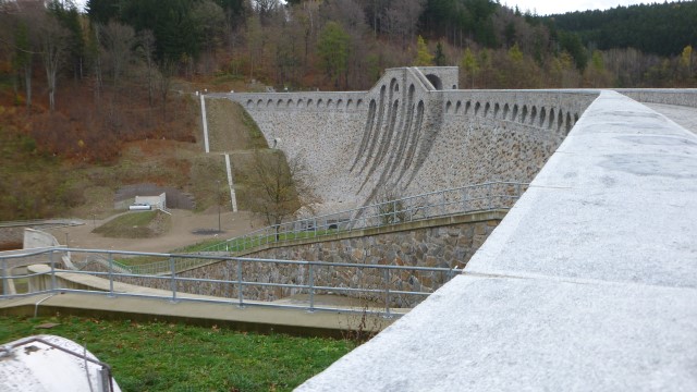 Talsperre Klingenberg nach der Sanierung